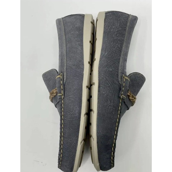 Martin Dingman Jaden Paisley Water Repellent Suede Loafer 530680M Made in Brazil - Picture 6 of 6